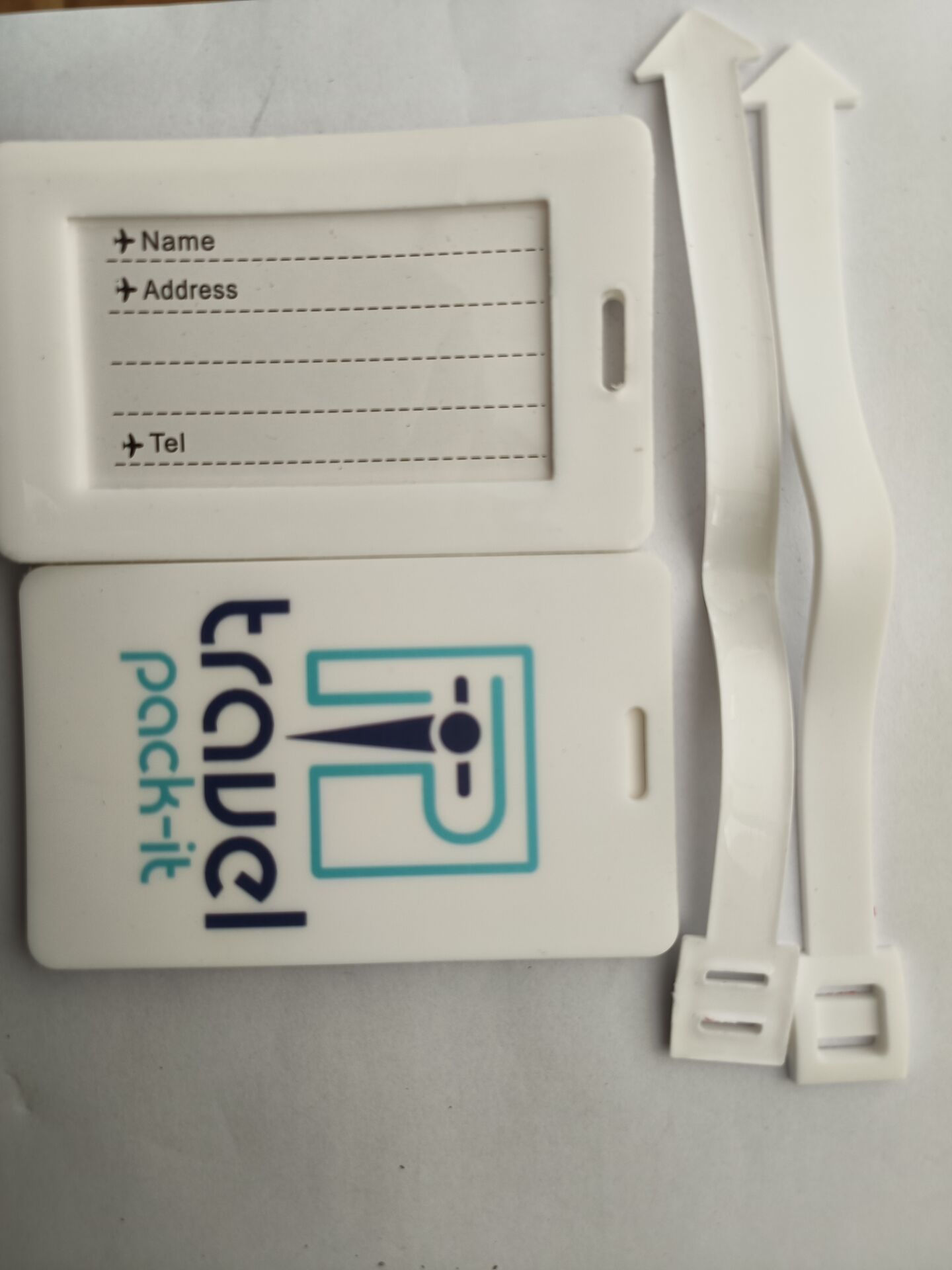 2D Soft Rubber Luggage Tag 2