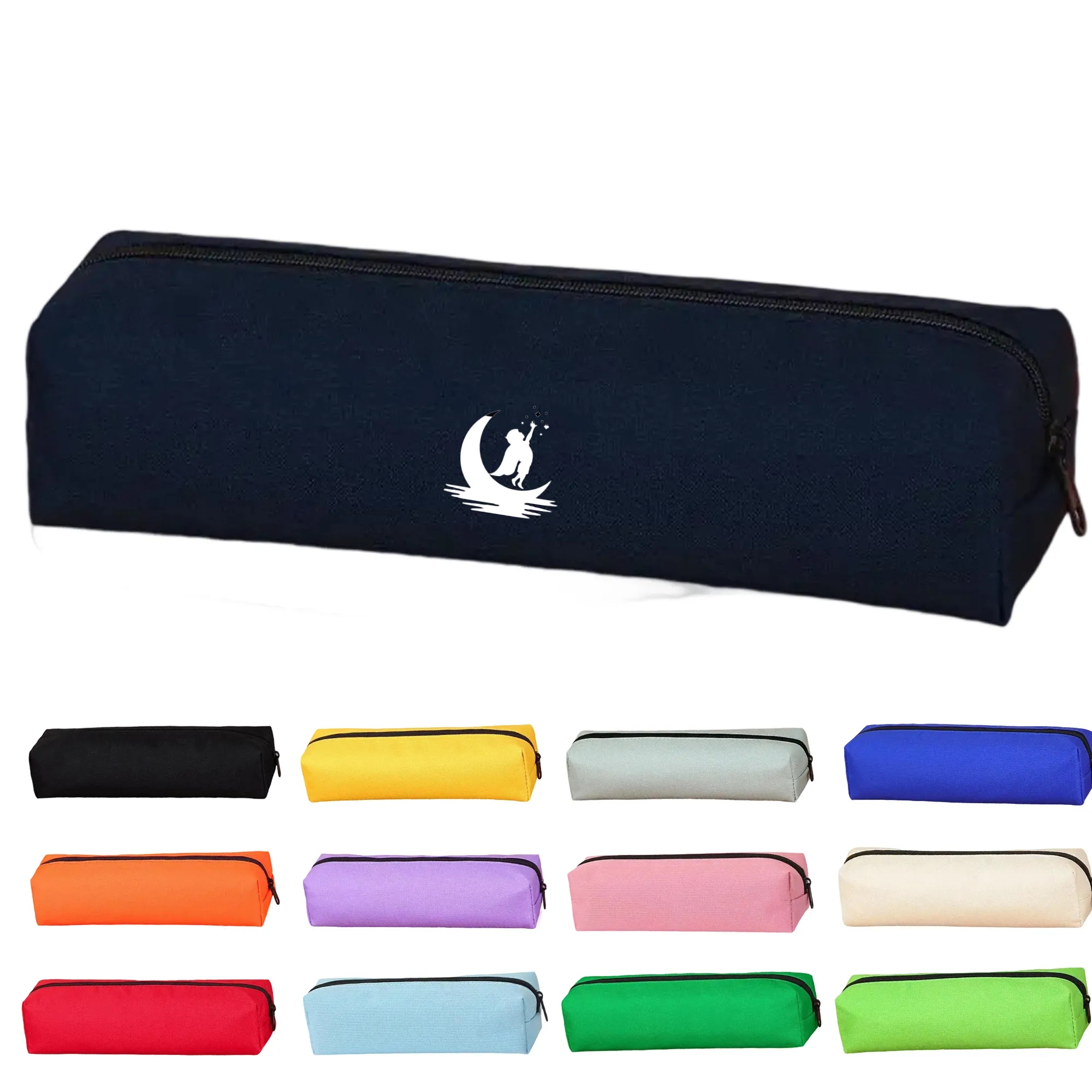 Canvas octagonal pencil case