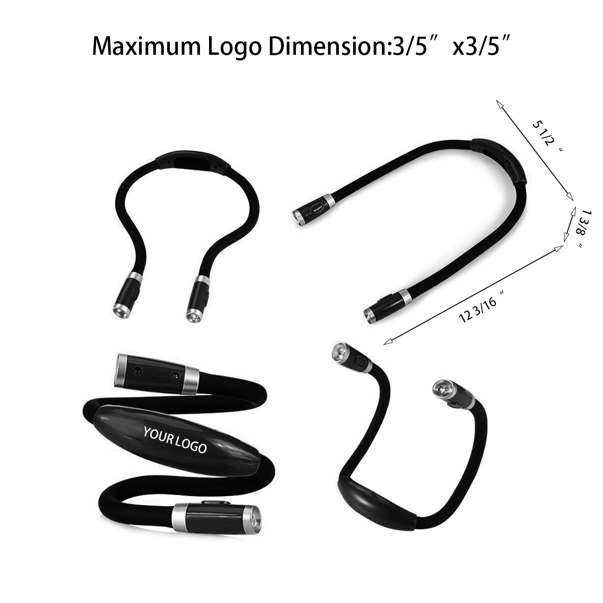 Led Neck Hug Light Book Reading Lamp 3