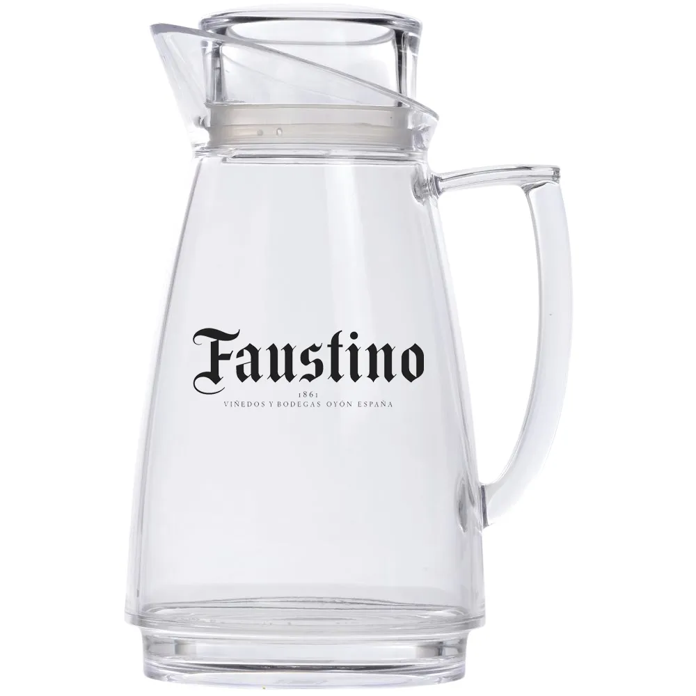 64oz. Plug Lid Acrylic Pitcher 3
