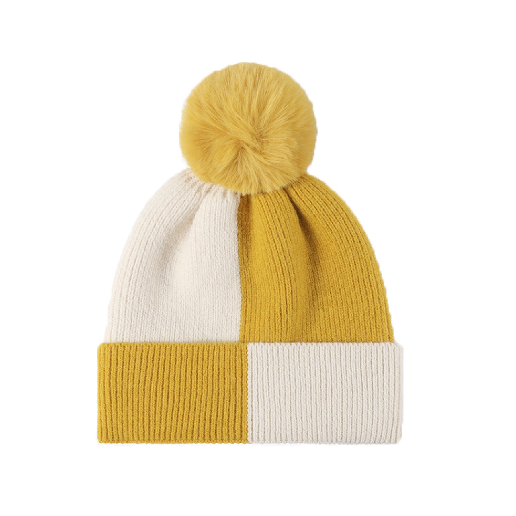 Lady's Knitted Beanie Hat 3