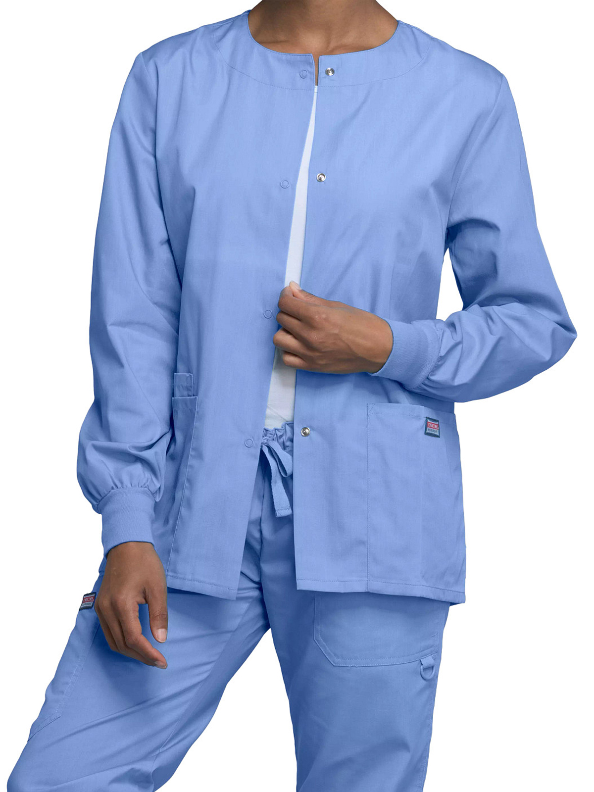 Cherokee - Workwear Originals - Women's 3-Pocket Snap Front Jacket 54