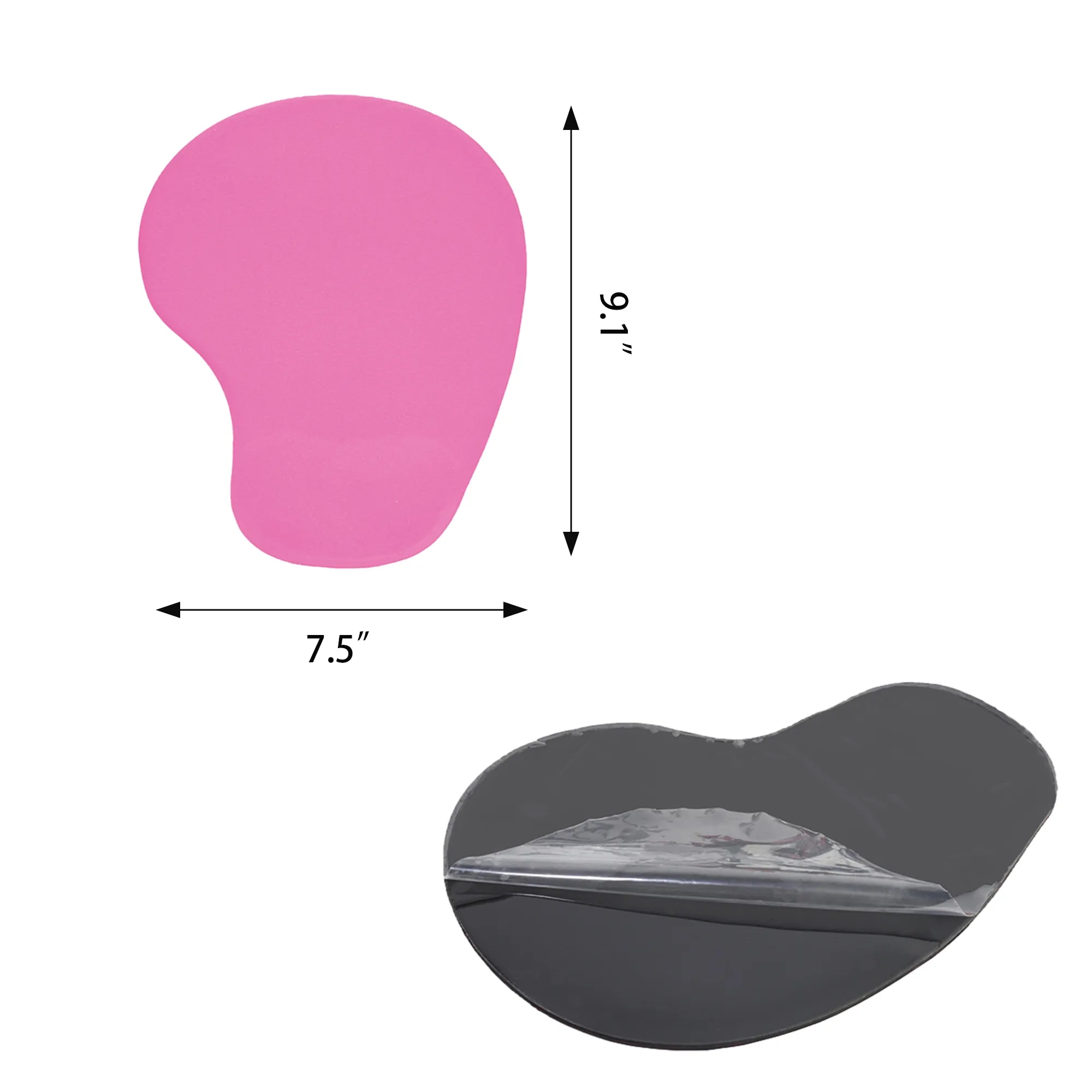 Solid Color Silicone Wrist Mouse Pad Mat MOQ 100PCS 3
