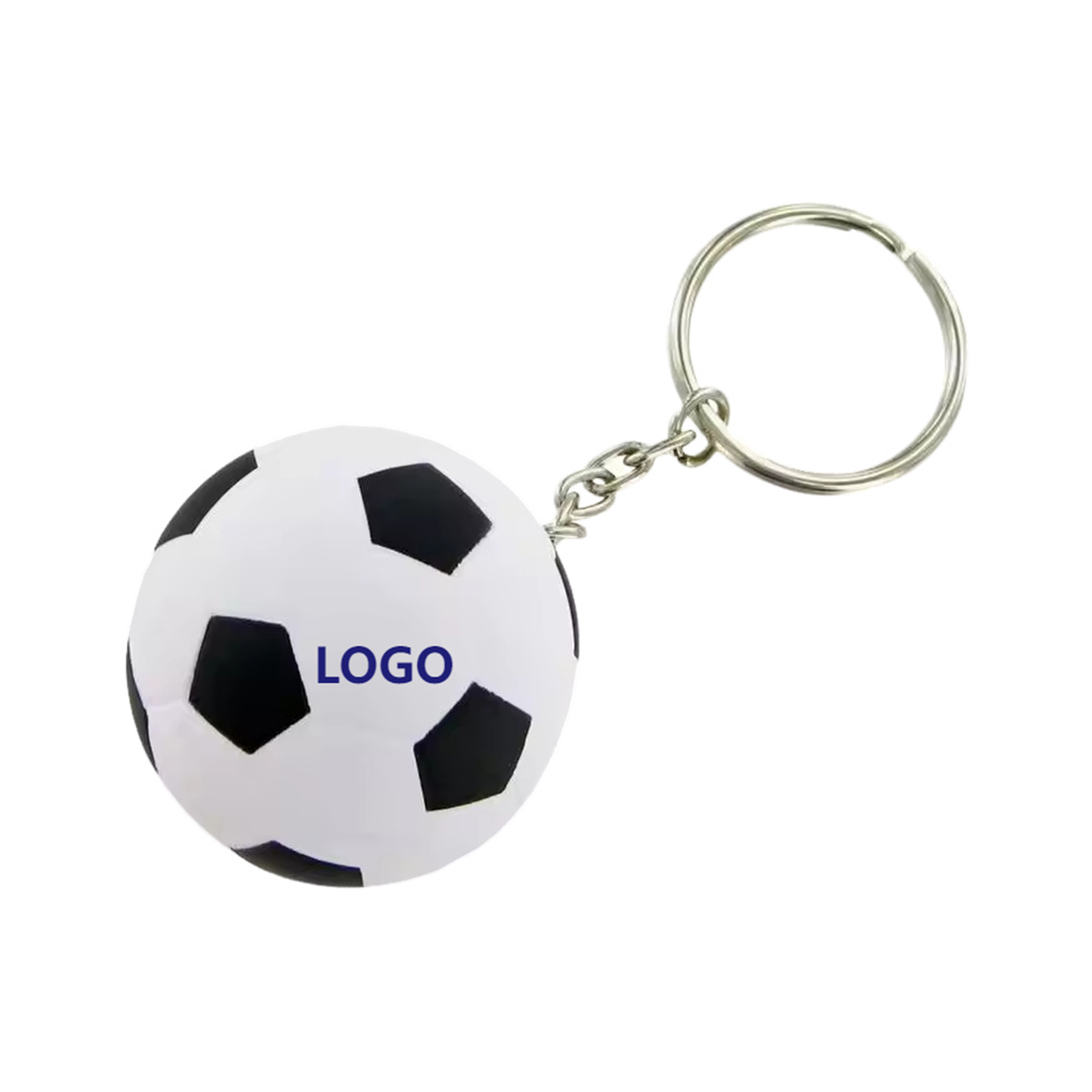 PU Football Shaped Stress Reliever Keychain 5