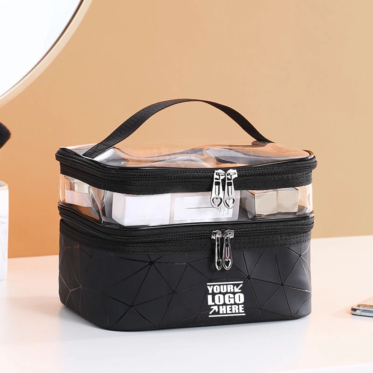 Double Layer Travel Cosmetic Bags 3