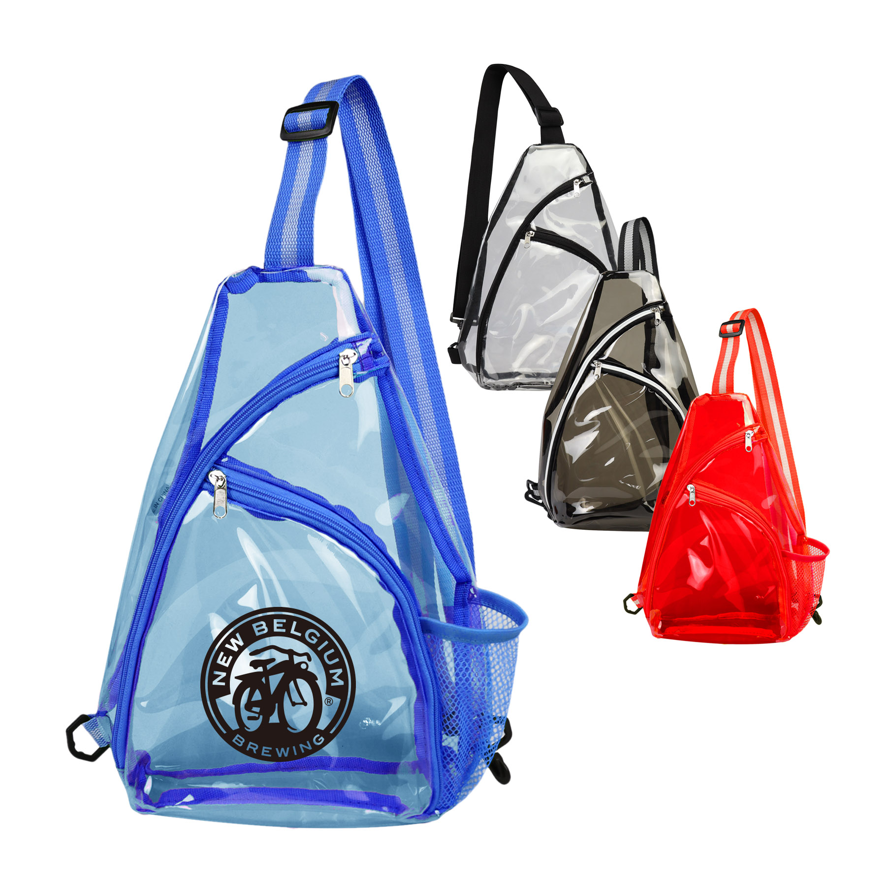 25C FeatherSoft Clear Sling Bag BACKPACK 3