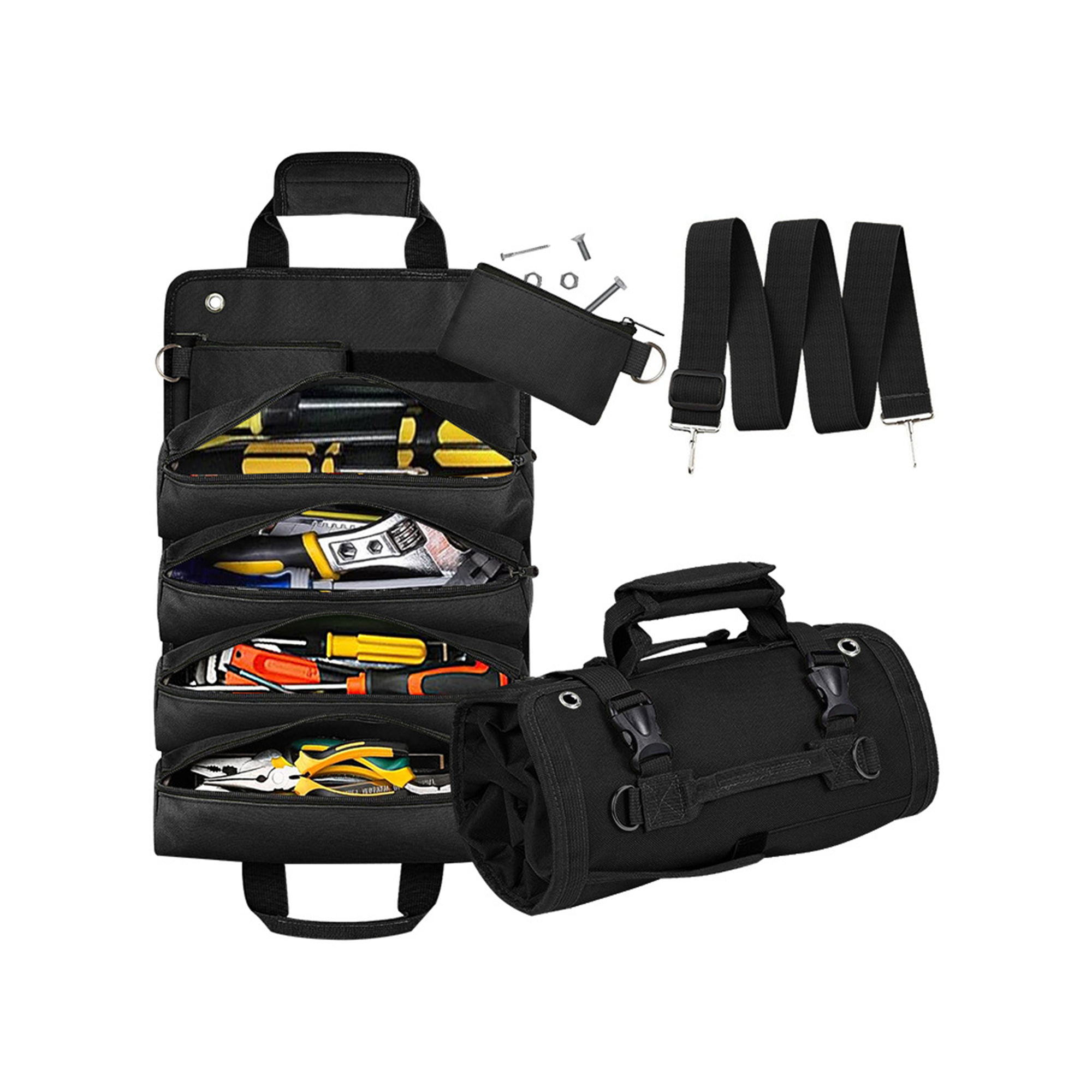 Waterproof Oxford Storage Tote With Roll Up Design 9