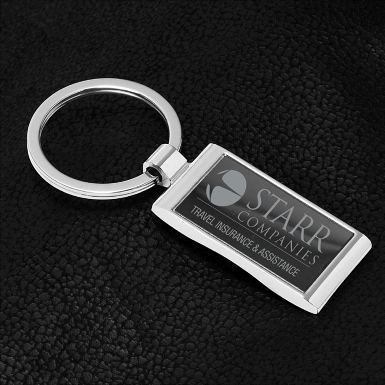 "Isabella" Laser Engraved Metal Key Holder 1