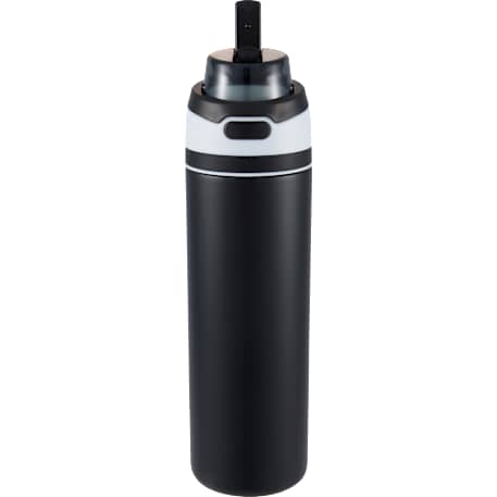 Elvin 28oz Recycled Stainless Flip Straw Bottle, custom water bottle with logo imprint 128