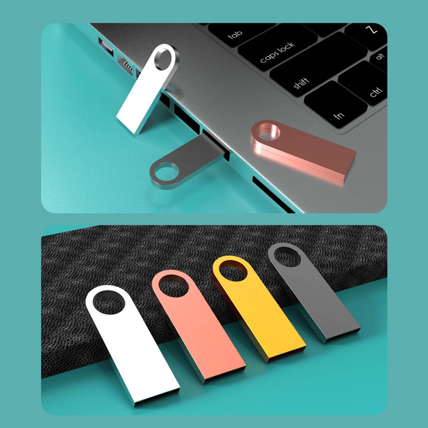 Mini Metal USB Flash Drive 4