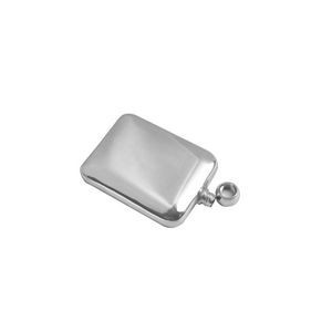 Black Round Corner 6oz Stainless Steel Flask With Funnel 5