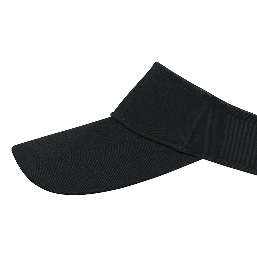 Stock Solid Color Cotton Visor 30