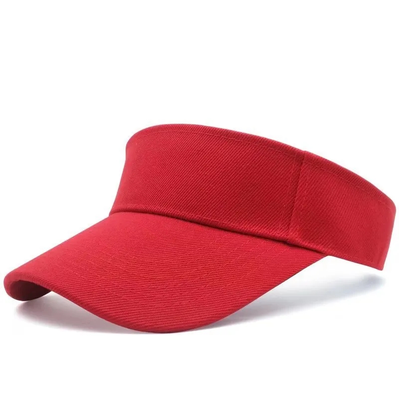100% Cotton 9.5" L x 6" W Sun Visor Hats 3