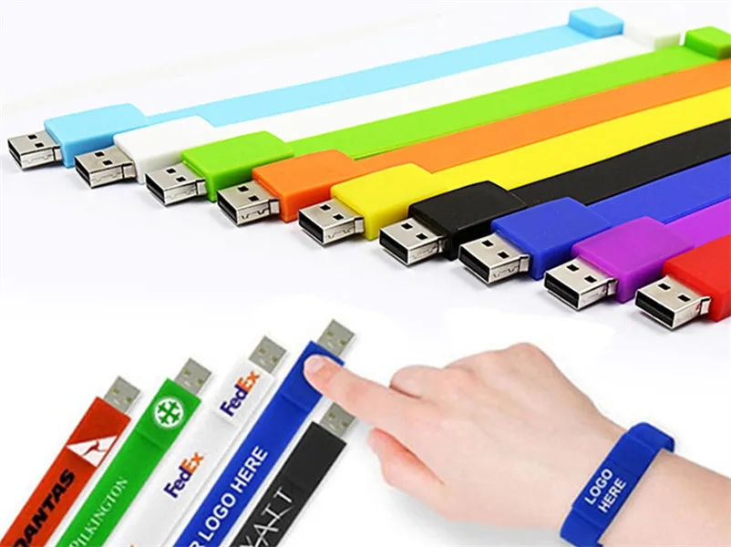 Silicone Wristband USB Drive Bracelet (32 GB) 5