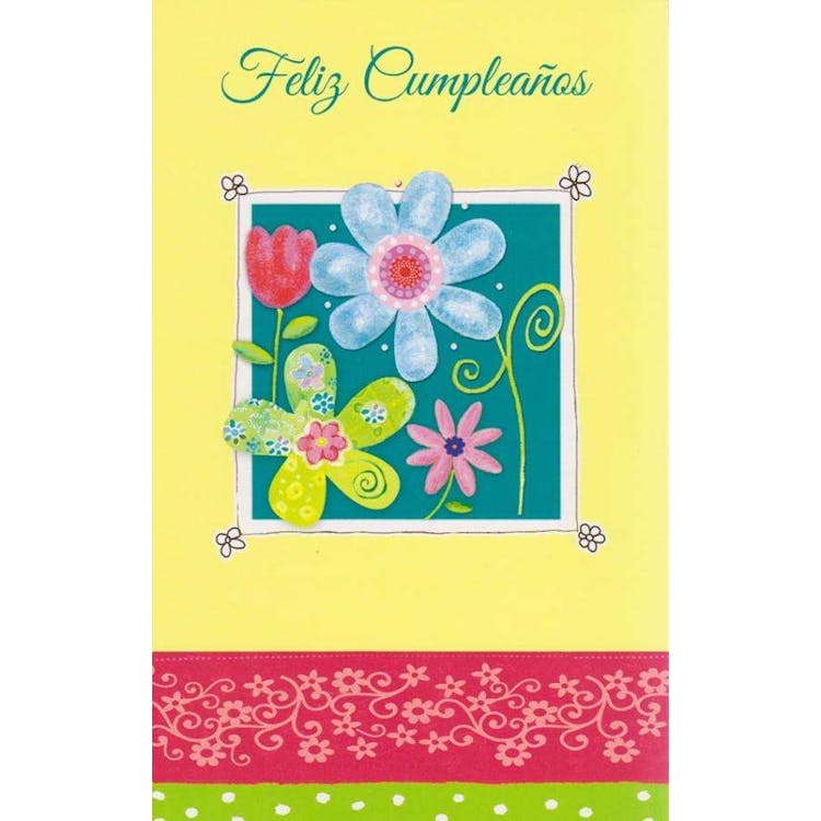 Spanish Birthday Cards - Assorted 5" x 7.75" 2