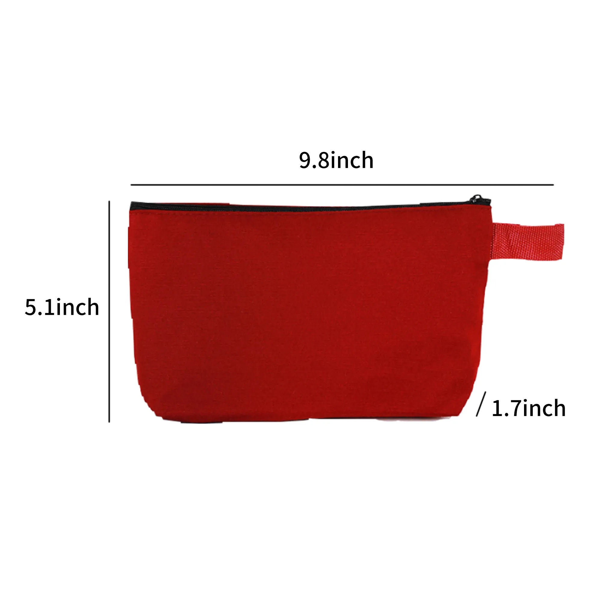 Canvas School Supplies and Makeup Bag 3