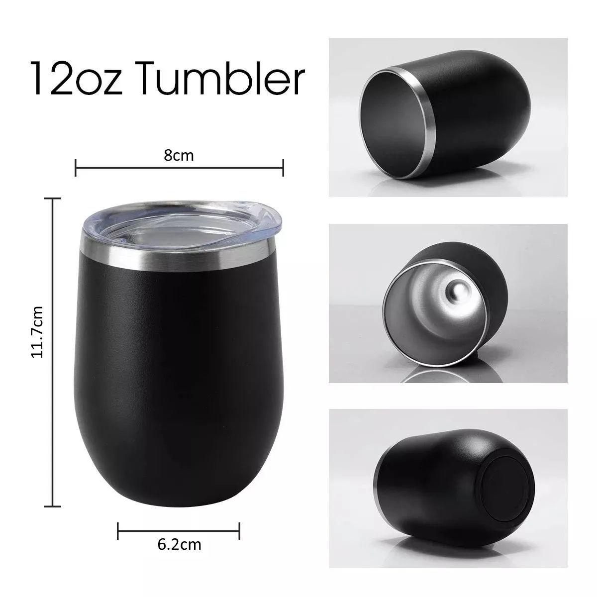Eco-friendly 12 oz Stainless Steel Drinking Cups 3