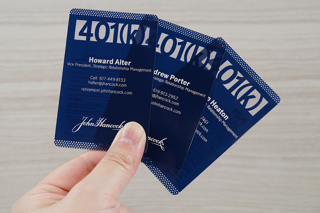 Clear Plastic Business Cards 6
