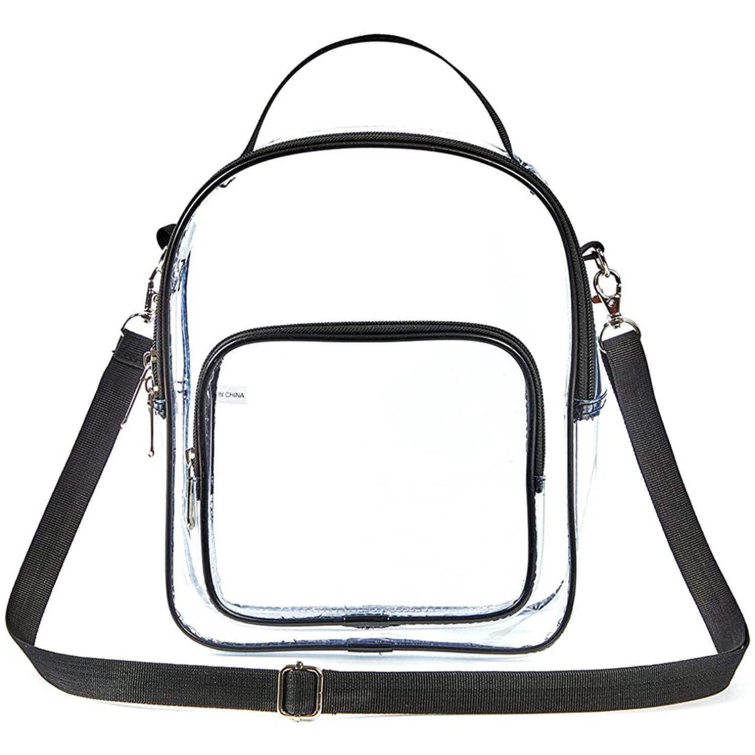 Clear PVC Crossbody Bag Stadium Approved Shoulder Sports Pack 10