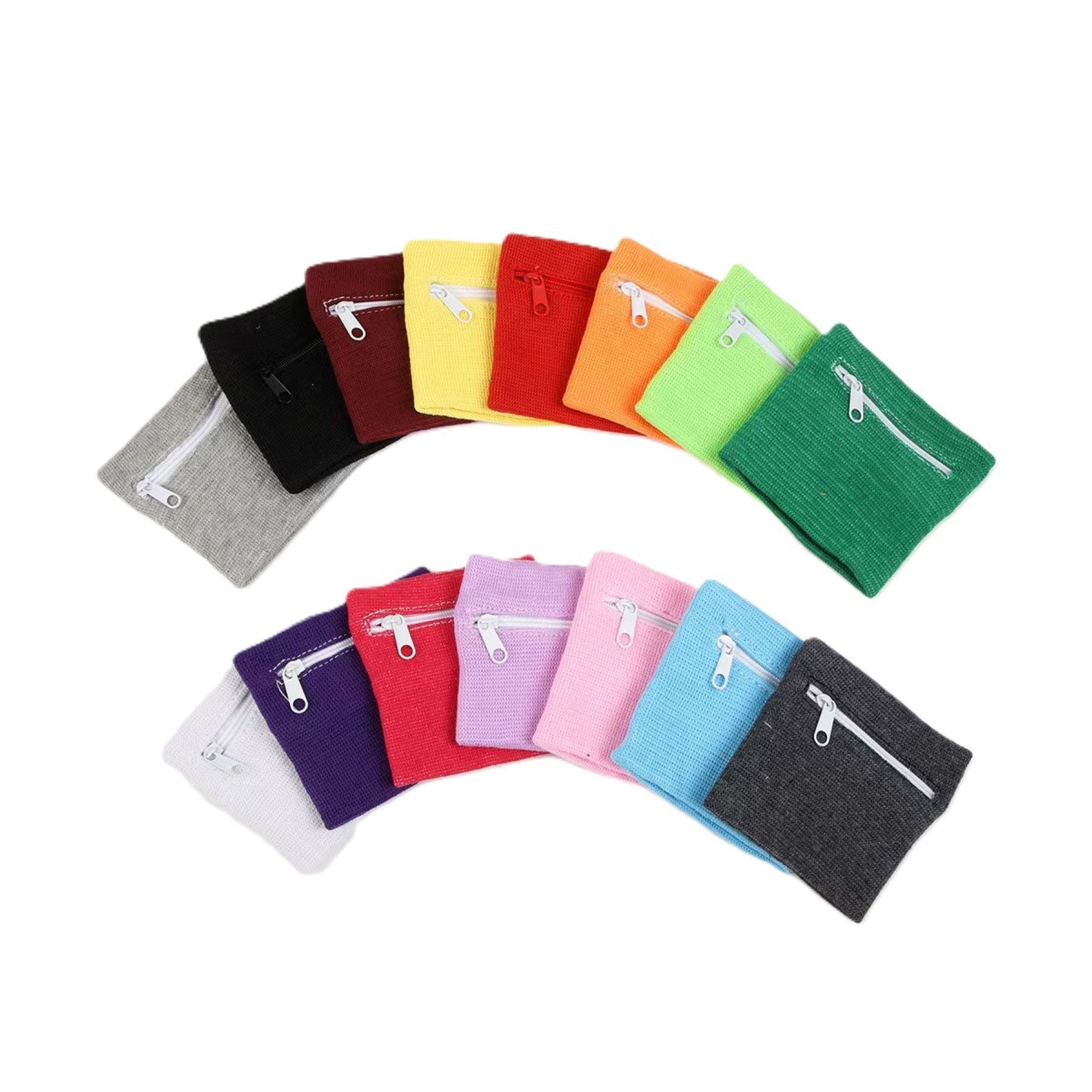 Cotton Zipper Wristband Coin Purse 2
