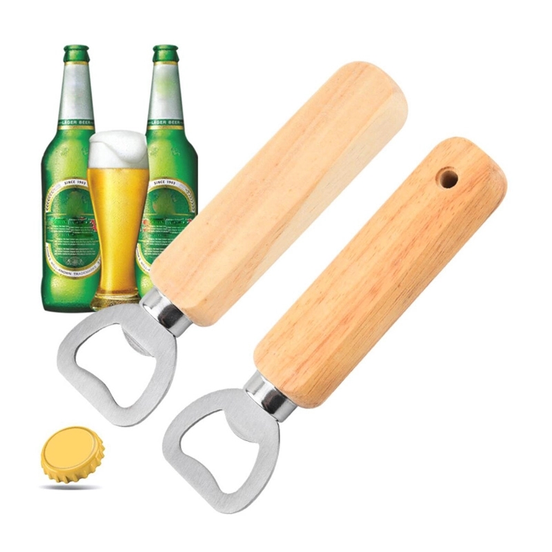 Wooden Handle Bottle Opener 1