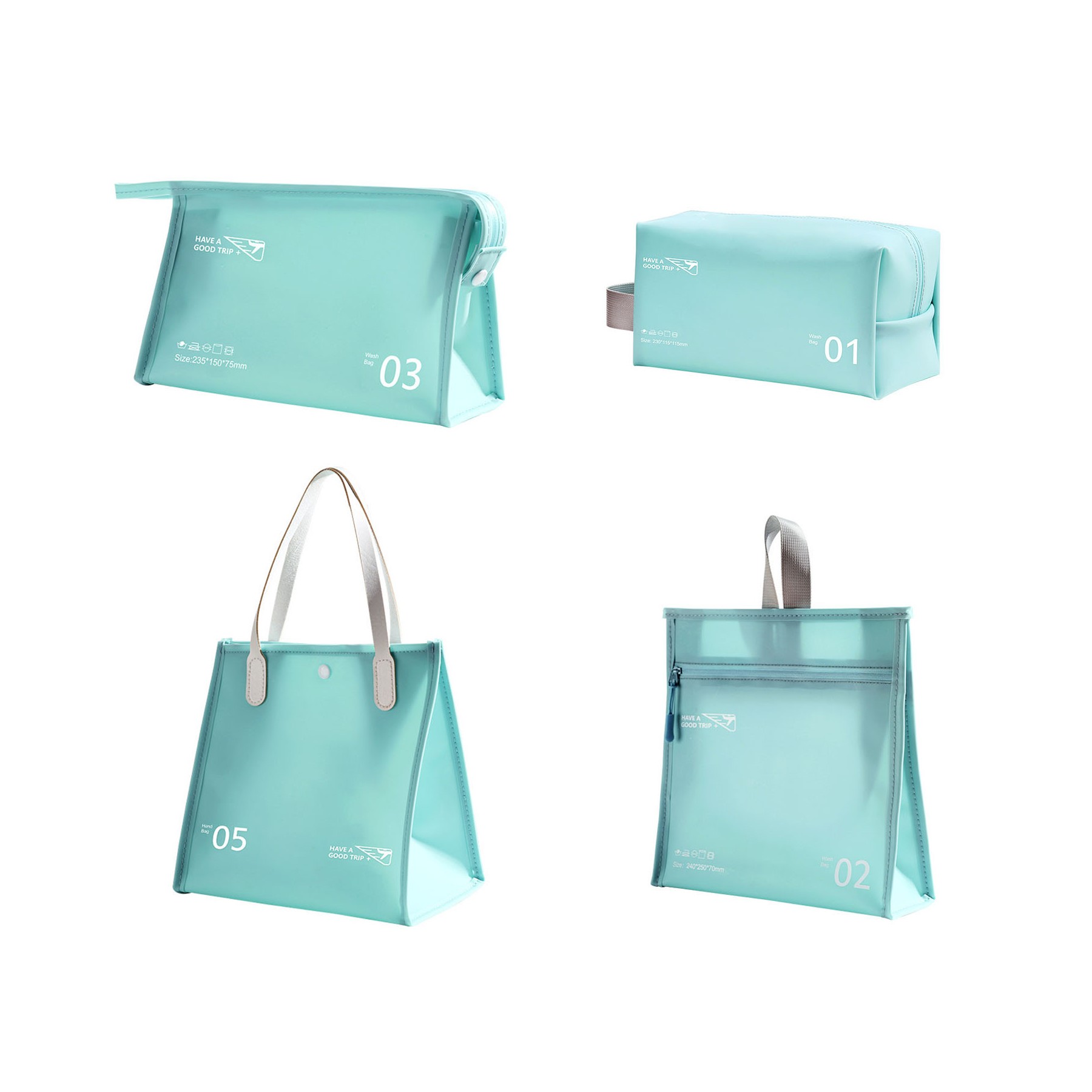 4pcs Colorful PVC Waterproof Bag 6