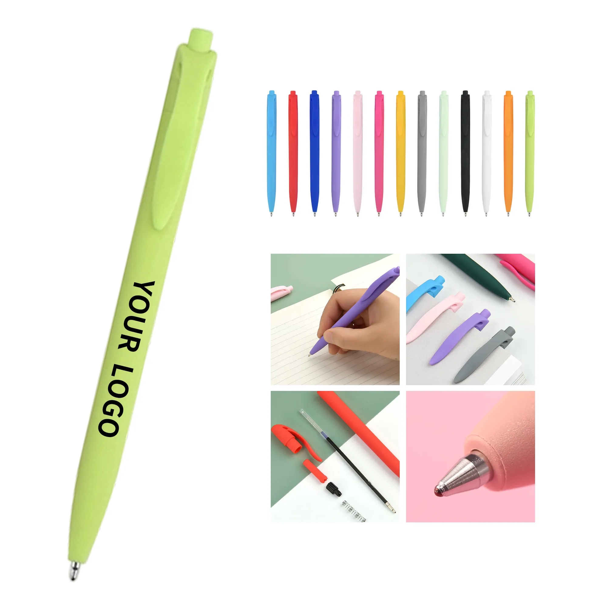 Colored Touch Ballpoint Pen ABS 5.5 Inch 7