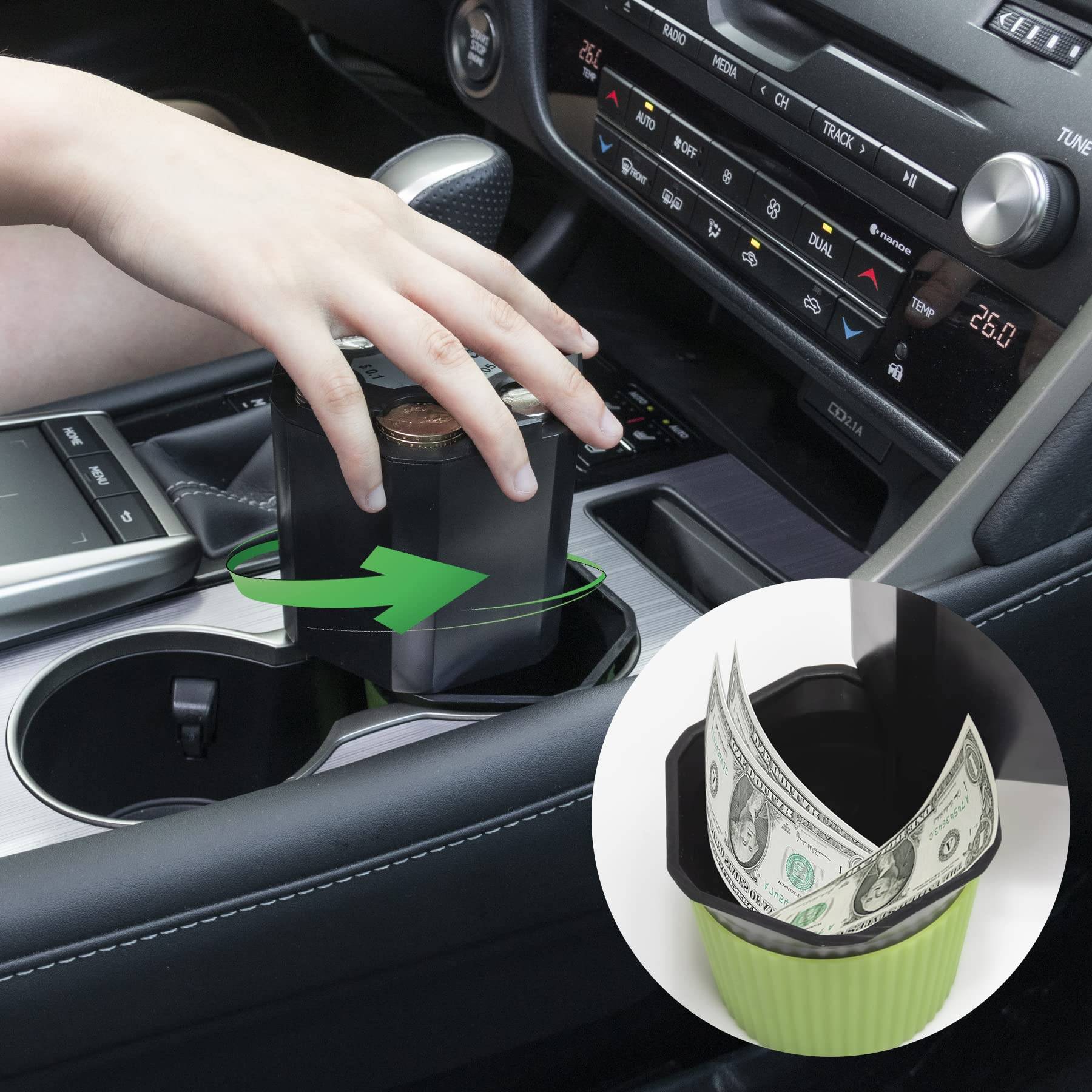High Capacity Car Coin Holder 5