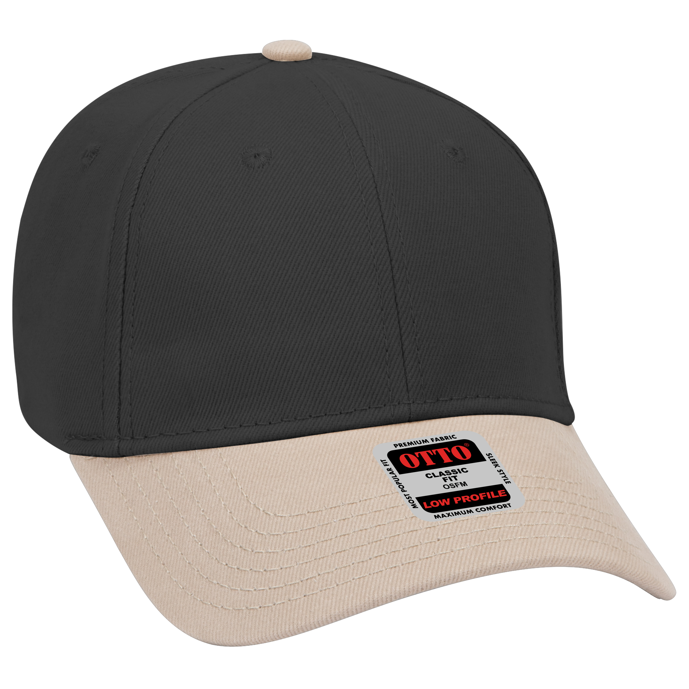 OTTO CAP® 6 Panel Low Profile Baseball Cap 8