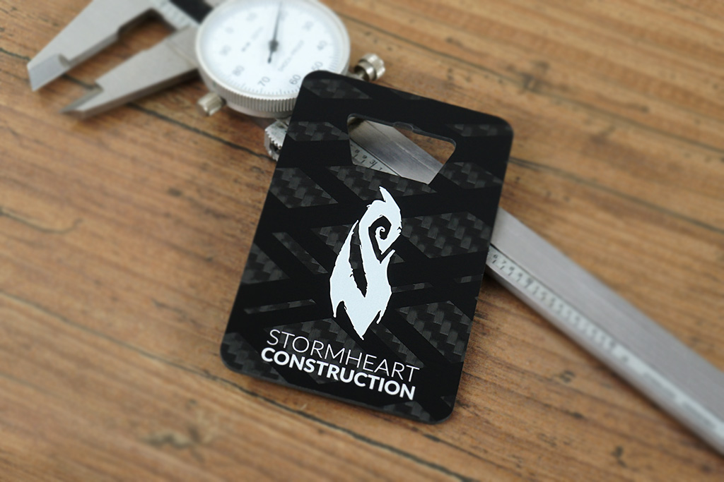 Carbon Fiber Bottle Opener Business Cards 3