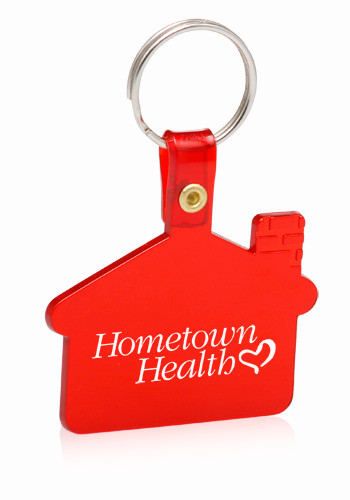 House Shaped Soft Key Tags 25