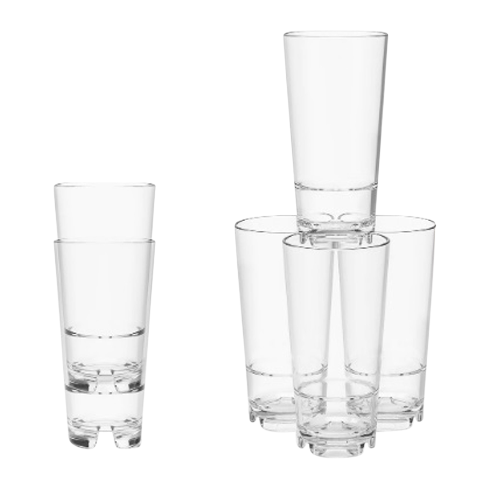 20oz. Acrylic Stacking Cooler Glass 3