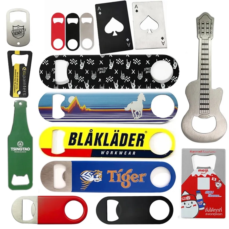 Stainless Steel Flat Bottle Opener 8