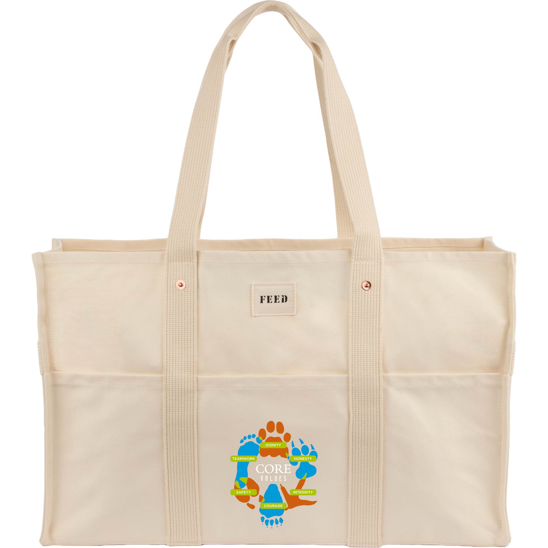 FEED Organic Cotton Large Market Tote 9