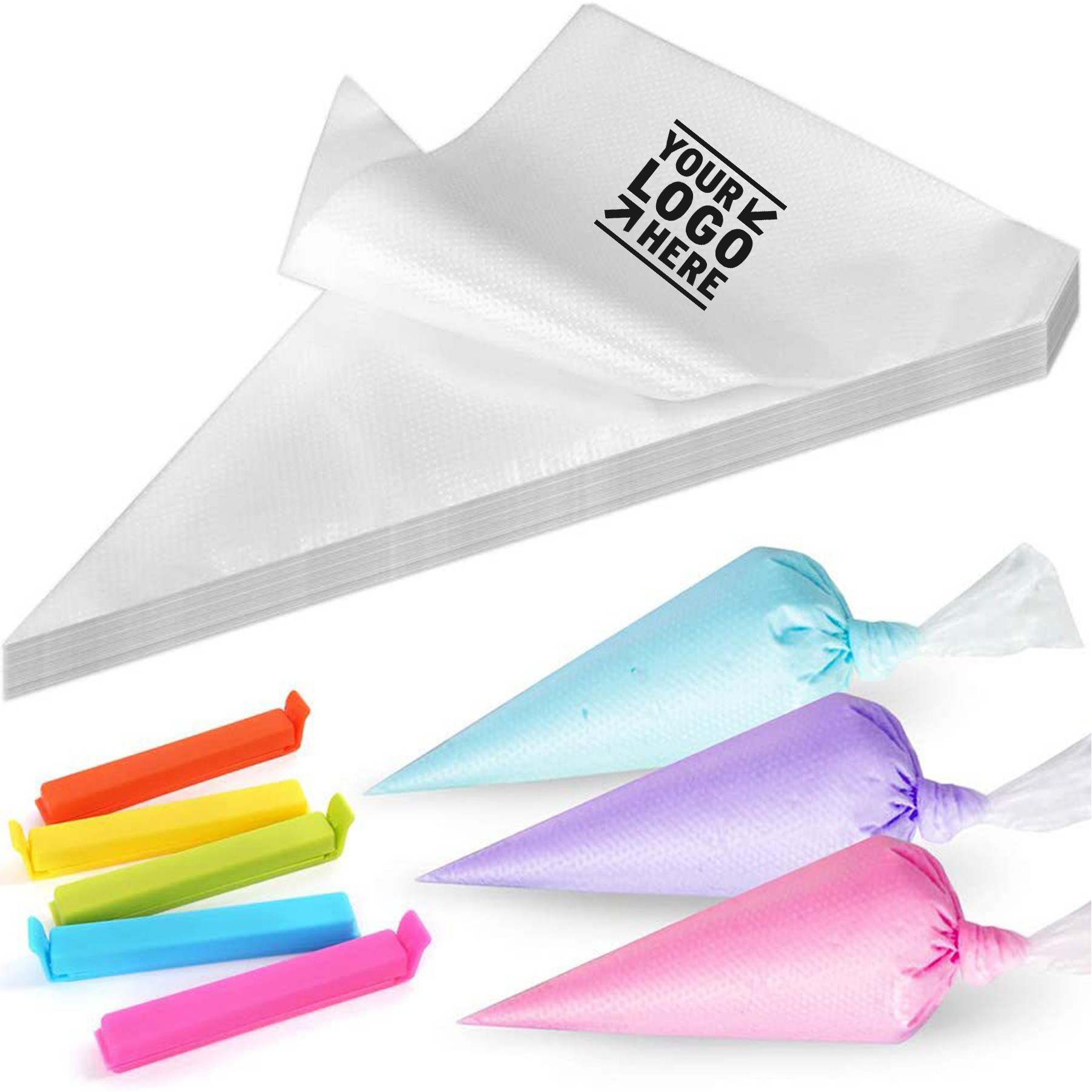 100 Anti Burst Pastry Bags 12 Inch Disposable Piping Bags 2