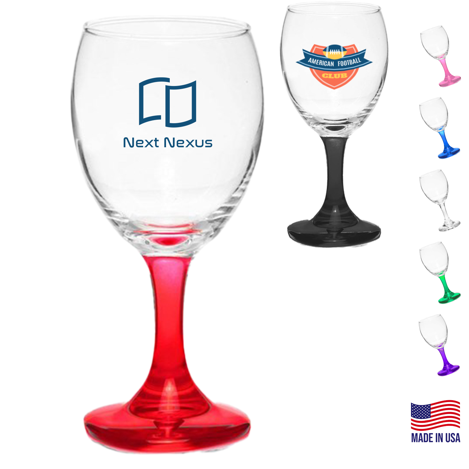 8.5 oz Customized Aragon Glasses 1