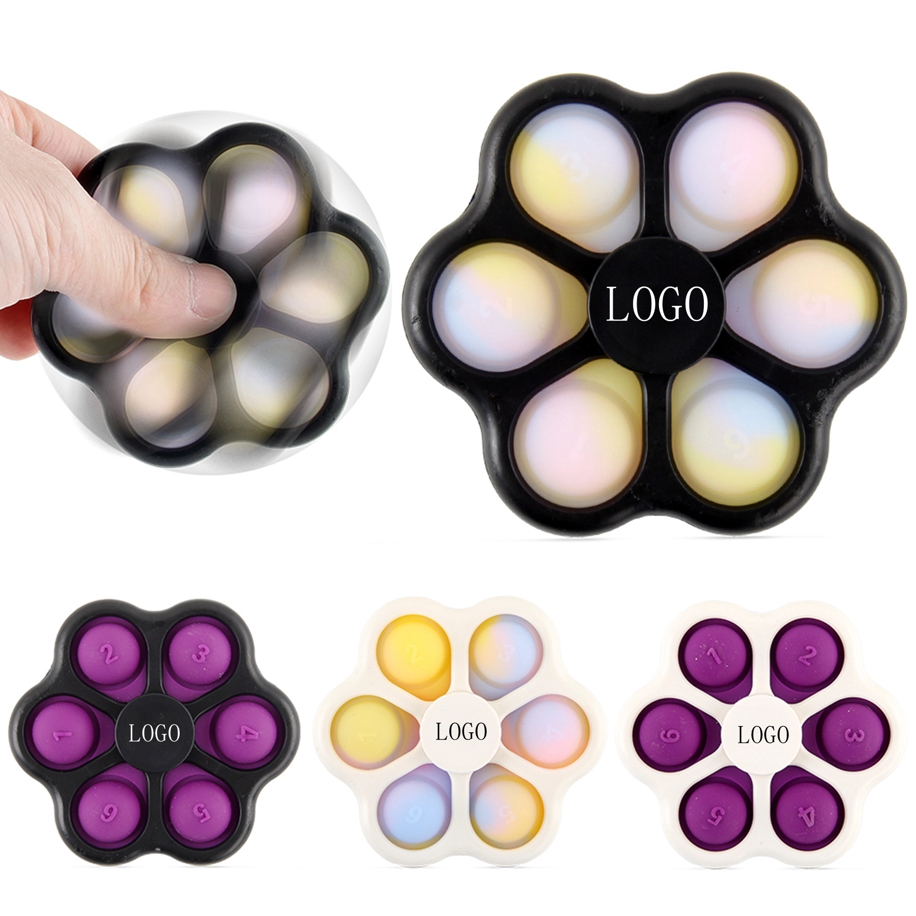 Push Pop Bubble Sensory Spinner Toy 2