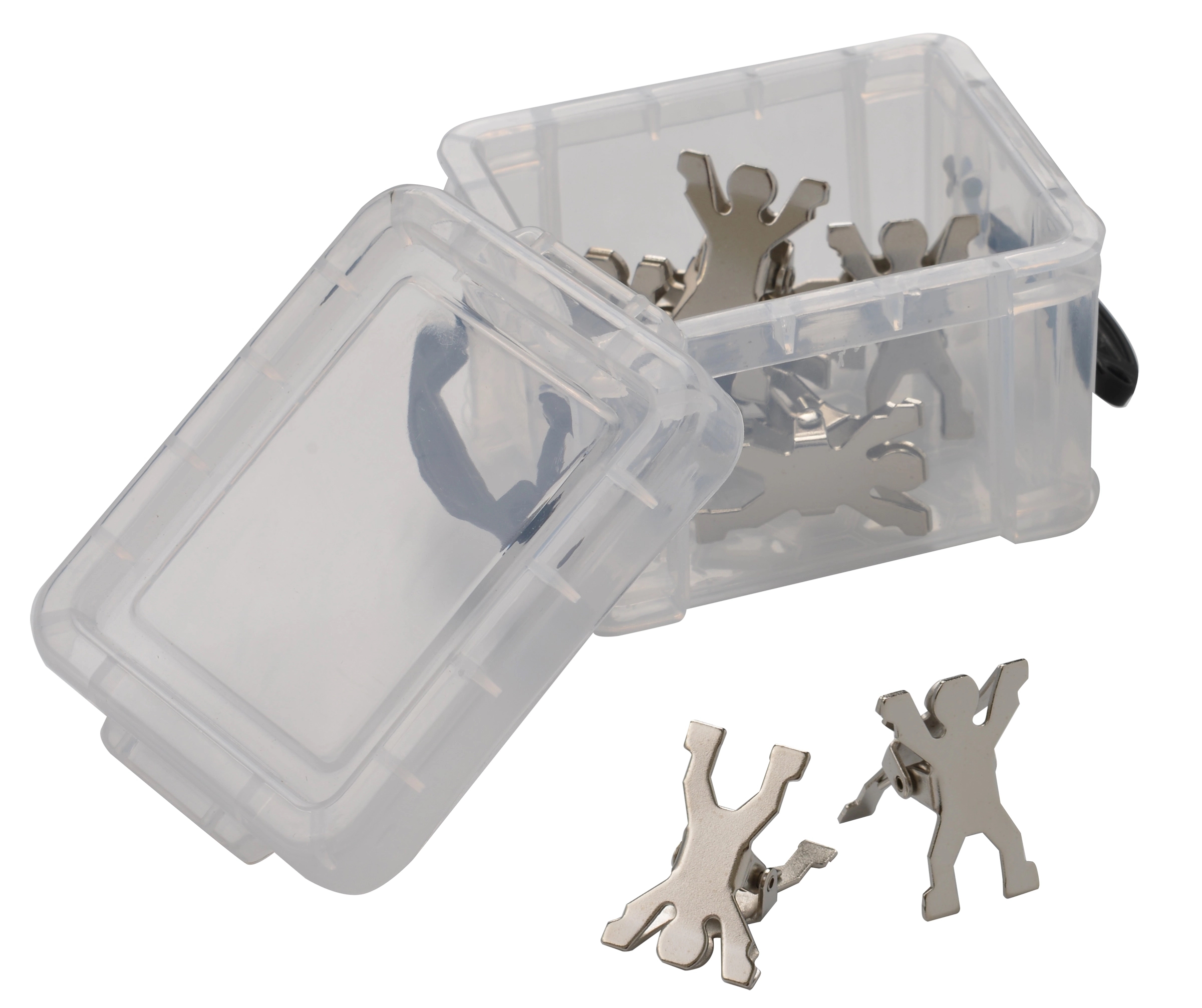 Mini Storage Box w/8 Man Shaped Paper Clip 3