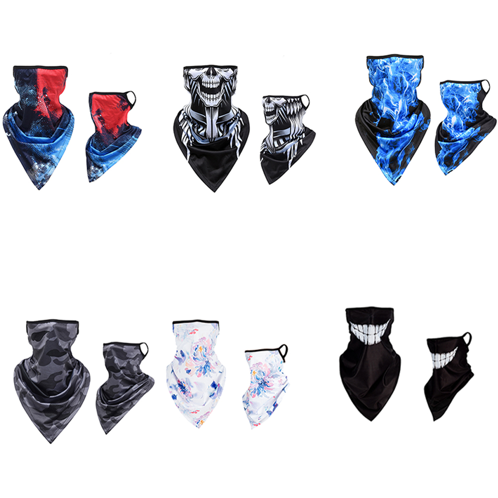 Face Bandana With Ear Loops Neck Gaiter 2
