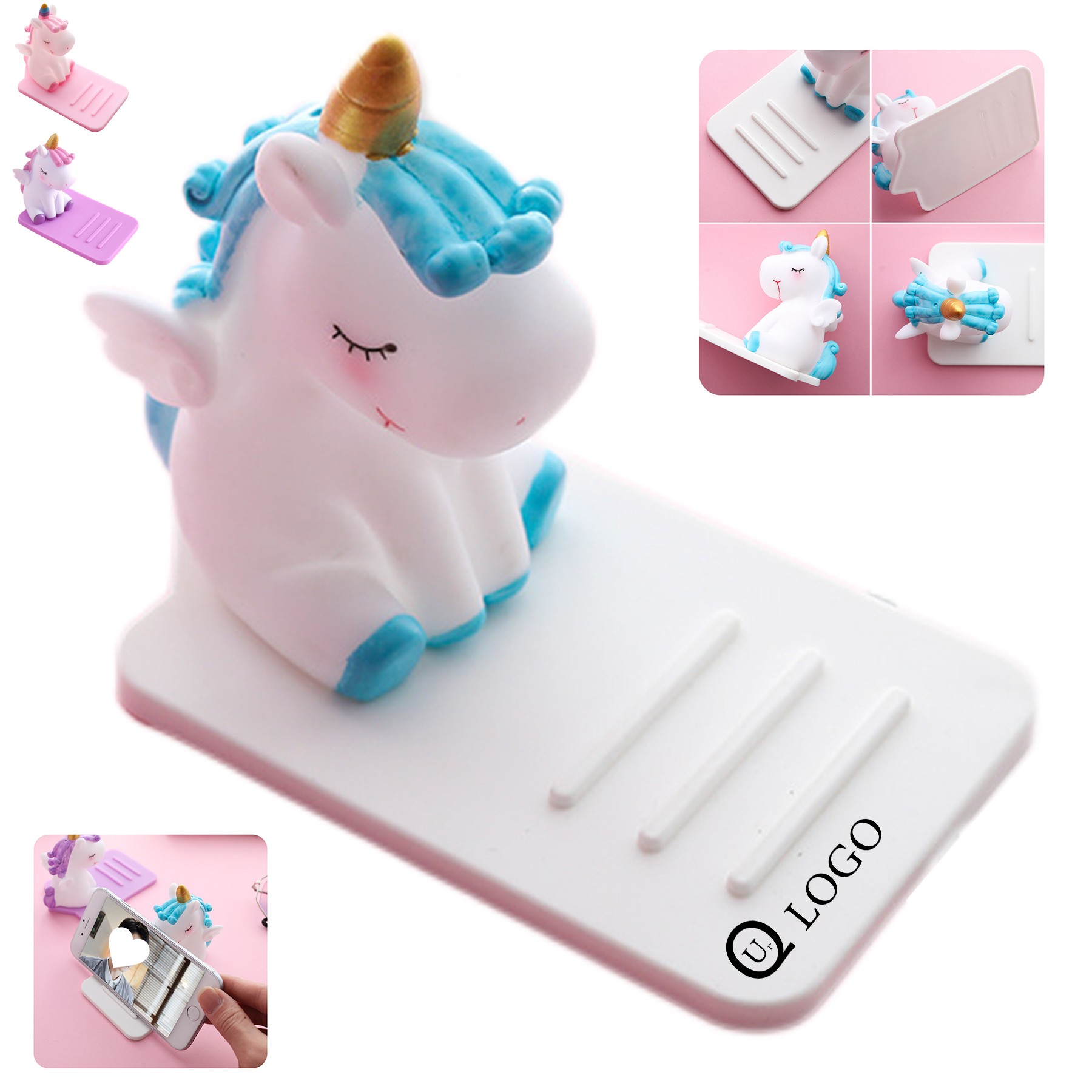 Cartoon Unicorn Cell Phone Bracket
