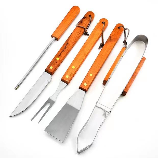 Camping Grilling Utensil Set - 5 Pieces 6