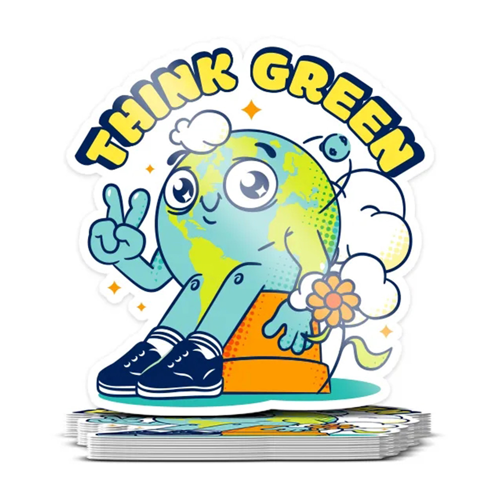 6" Custom Shape Die Cut Sticker 1