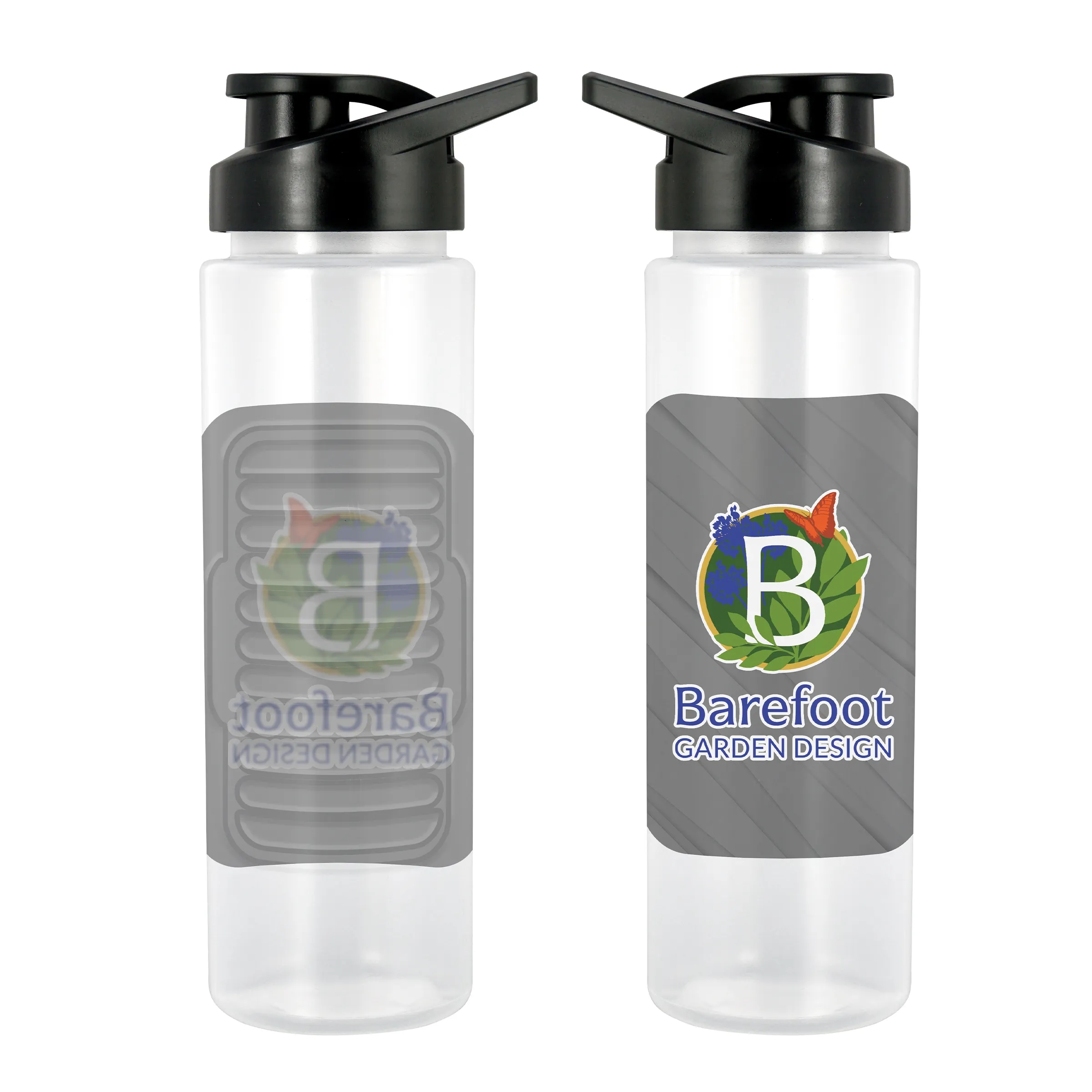 Easy Pour 24 oz. Full Color Debossed Bottle 5