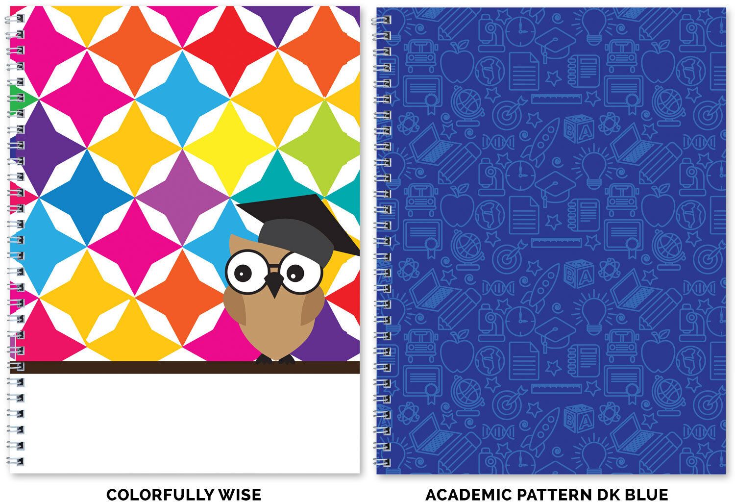 FULL COLOR ACADEMIC 7X10 PLANNER COLORED INSERT