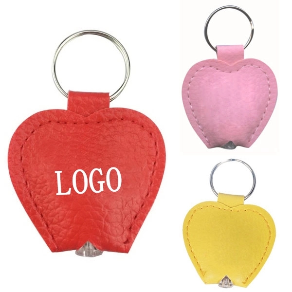 LED PU Leather Keychain 1