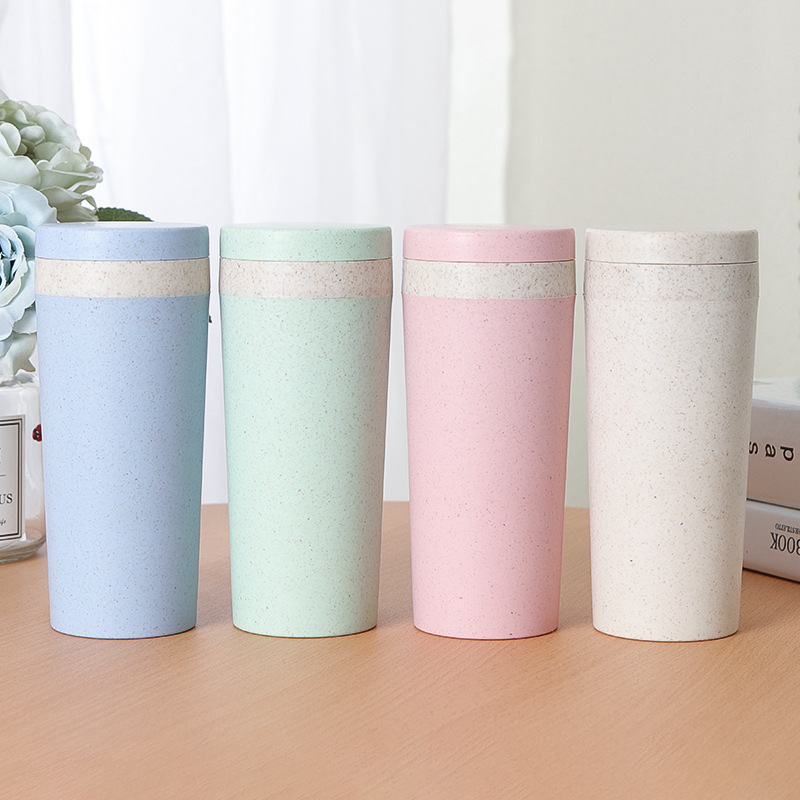 12oz Eco-friendly Wheat Straw Cups 4