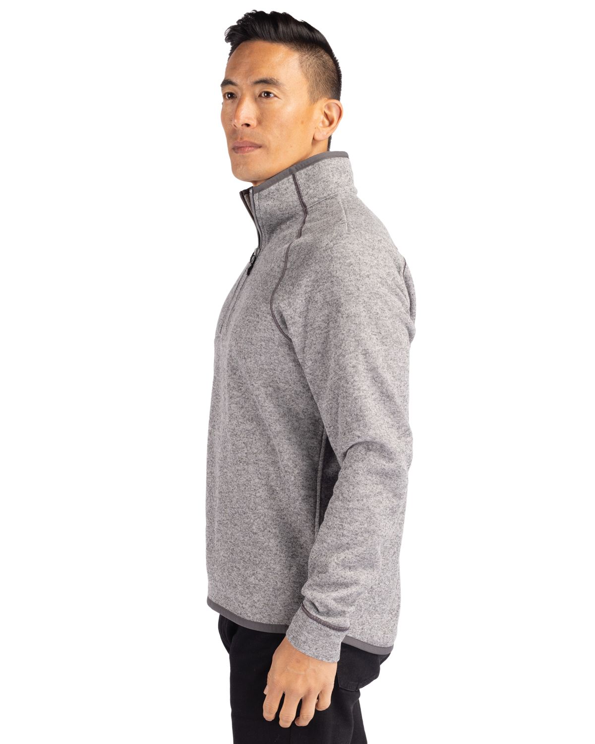 Cutter & Buck Mainsail Sweater-Knit Mens Half Zip Jacket 84