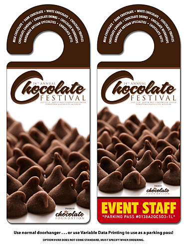 Door Hanger - 4x10.5 Laminated - Round Handle - 14 pt. 2