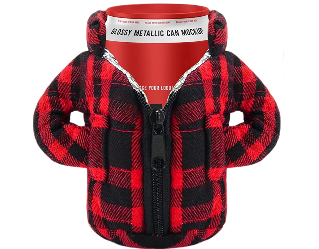 Zippered Puffy Jacket Can Coolie 4