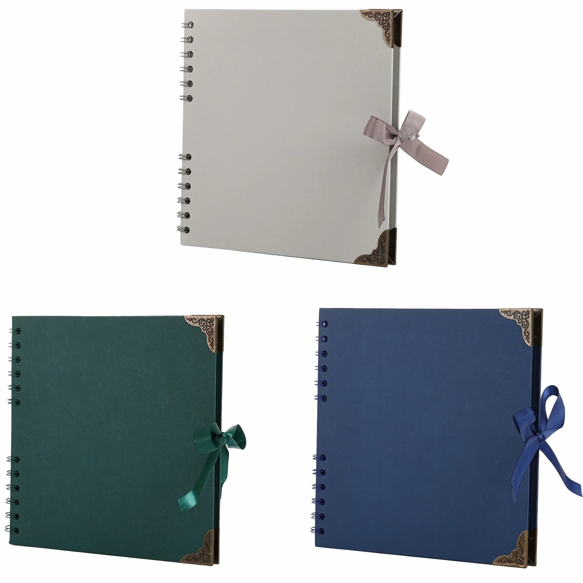 Vintage Coil DIY Scrapbook Album 4